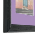 thumbnail image 5 of ArtToFrames 15x18" Matted Picture Frame with 11x14" Single Mat Photo Opening Framed in 1.25" Black Stain on Solid Red Oak and 2" Lavender Mist Mat (FWM-4083-15x18), 5 of 8