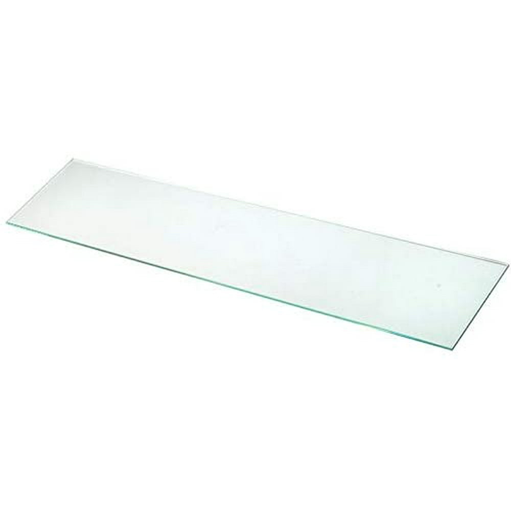 3" x 21.875" Tempered Glass Medicine Replacement Clear Shelf (2