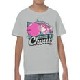 thumbnail image 2 of Officially Licensed Dubble Bubble License to Chew Bubble Gum Youth's T-shirt, 2 of 3