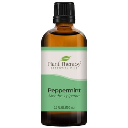 Plant Therapy Peppermint Essential Oil 100% Pure, Undiluted, Natural Aromatherapy, Therapeutic Grade 100 mL (3.3 fl oz)