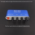 thumbnail image 5 of DC 5V-12V AU-401 Stereo Audio Mixer 4 Input 1 Output Individually, 5 of 5