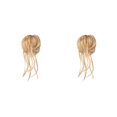 thumbnail image 1 of Guardoinrt Chignon Bouclé pour Toute Occasion et Type de Cheveux en Matériaux Extension Queue de Cheval 26H613 2ensemble, 1 of 6