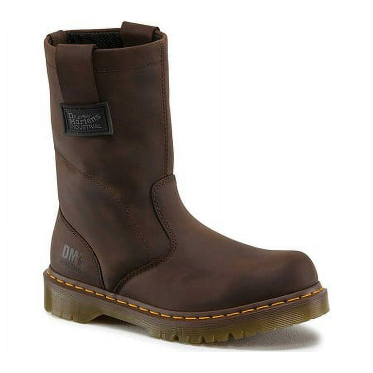 Ｄr ＭaｒｔｅｎS Zebzag Leather Casual 4-Eye Lace-Up Boots in Black | Dr. Martens