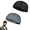black+dark gray, variant on Brimless Mesh Caps for Men,Brimless Hats , Summer Lightweight Skullcap