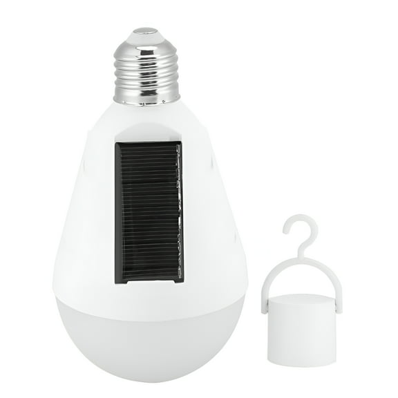 HIBIBUD Rechargeable Smart Solar Light Bulb - 12W AC86-265V for Garden,Camping,and Emergency Use