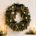 thumbnail image 4 of Christmas Tree Bows 12Pcs Christmas Ribbon Bow Ornaments for Tree Wreath Garland Gift Wrapping Holiday Decorations,5.9X3.14In Black, 4 of 6