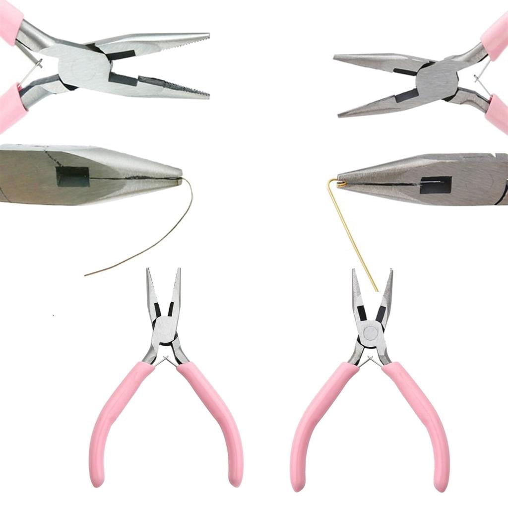 CEORPER 9 in 1 Jewelry Pliers Set Needle Nose Pliers Diagonal Round Nose Plier for Craft