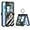 Black, variant on Galaxy Z Flip 5 Case with Hinge Protection Clear Samsung Flip 5 Case with Kickstand for Samsung Galaxy Z Flip 5 5G (2023) - Black