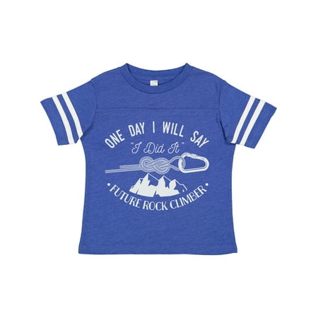 

Inktastic Future Rock Climber Hiking Gift Toddler Boy or Toddler Girl T-Shirt