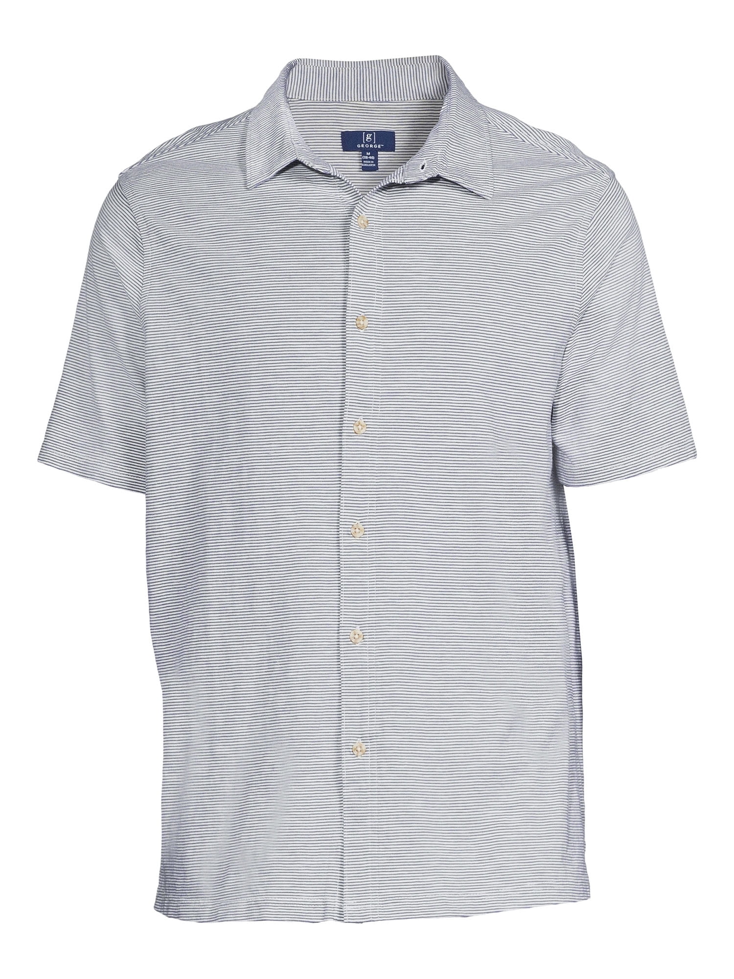 George Men’s Knit Button Down Shirt, Sizes S-3XL