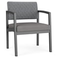 thumbnail image 1 of Lenox Steel Reception Waiting Oversize Chair / Charcoal Steel / Gray / Gray, 1 of 5