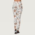 thumbnail image 4 of Gibobby Leggins estampados Mallas con estampado huevos Pascua para mujer, mallas deportivas con Control Yoga para mujer, mallas talle（Blanco， L), 4 of 5