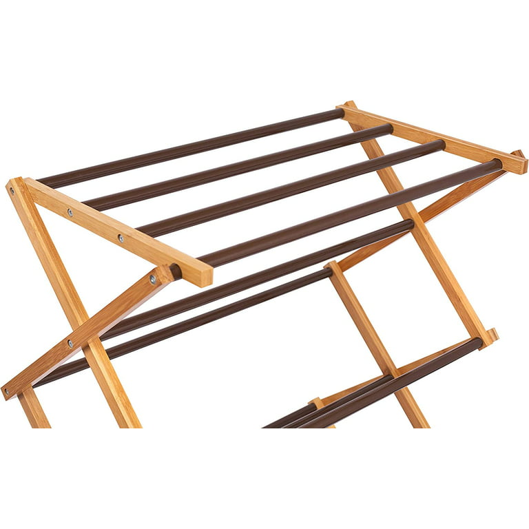 Dotted Line™ Meghan Bamboo Foldable Accordion Drying Rack & Reviews