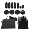 thumbnail image 1 of HEALEEP 1 Set Solar Powered Bird Fountain Black for Users, 1 of 6