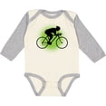 thumbnail image 3 of Inktastic Cycling Bicycle Racing Biking Boys Long Sleeve Baby Bodysuit, 3 of 5