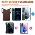 thumbnail image 3 of Leather Belt Phone Pouch Phone Holder Universal Mobile Phone Case Waist Bag on Belt for Men and Women, 3 of 10