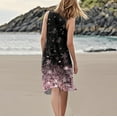 thumbnail image 5 of SAATLERI Womens Summer Dresses Trendy Casual Plus Size Sundresses for Women Floral Print Sleeveless Crew Neck Tank Dresses with Pockets, 5 of 5