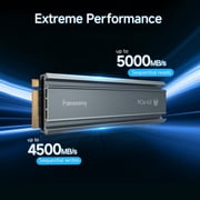 Fanxiang S660 1TB PCIe Gen4 NVMe M.2 Internal Gaming SSD with Heatsink, Up to 5000MB/s Speed, SLC Cache Design Compatible with PS5