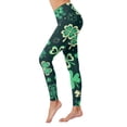 thumbnail image 2 of Womens St. Patricks Day Print High Waist Yoga Pants For Women's Leggings Tights Compression Yoga Running Fitness High Waist LeggingsTrendy Daily Wear For Vacation AG L, 2 of 5