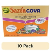 (10 pack) Sazon Goya with coriander and annatto, 6.33 Oz