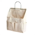 thumbnail image 1 of Bolsa de Almacenamiento para Colgar en la Pared del Dormitorio, Puerta, Armario, Escritorio, Bolsa de Tela, Cesta Organizadora de Revistas y CD, Algodón y, 1 of 5