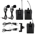 thumbnail image 3 of Micrófono Lavalier inalámbrico Receptor transmisor inalámbrico para entrevistas telefónicas UHF digitales de 16 canales para grabación de alimentos para grabación de música ANGGREK Otros, 3 of 8