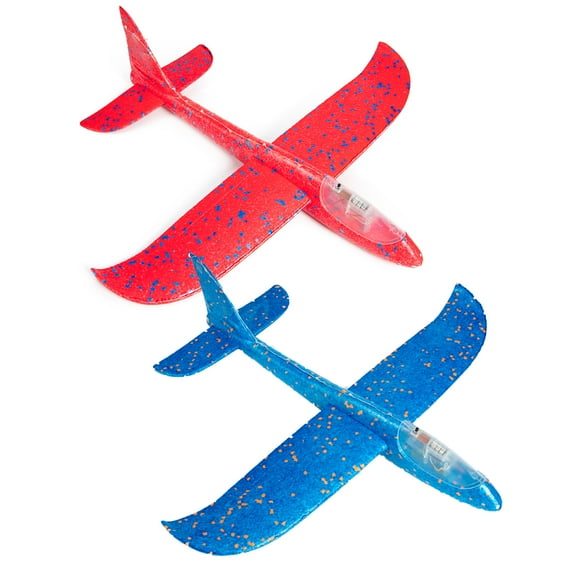 2pcs Airplane Activities for Kids Airplane Toys,Outdoor Toys, Model Foam Airplane, for 3 4 5 6 7 8 Year Old Boys Girls Kids Toddlers Party Favor