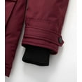 thumbnail image 4 of KVE Women's Plus Size Quilted Winter Coat Warm Puffer Jacket Thicken Parka with Removable Hood Burgundy Red 1X, 4 of 9