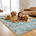 thumbnail image 4 of Area Rug for Living Room, Vintage Floral Rug, Washable Non Slip & Low Pile Carpet for Living Room, Bedroom, Dining Room, 4 of 8
