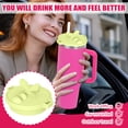 thumbnail image 3 of 40Oz Green Replacement Lid For Tumbler - Leak-Proof Durable Bpa-Free Food-Grade Accurate Fit For 40Oz Tumbler - For Travel Office Gym Camping Home Outdoor, 3 of 5