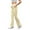 Beige, variant on QATAINLAV Womens Flare Yoga Pants with Pockets Casual High Waist Bootcut Flared Leggings Solid Color Butt Lifting Bell Bottom Tights Brown XXL Todays Daily Sales