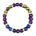 thumbnail image 1 of Pulsera de cristal de piedra natural para hombre y mujer, elegante bisutería boho unisex hecha a mano con cuentas, para uso diario y outfits informales, 1 of 6