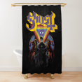 thumbnail image 3 of Cortina de ducha para baño con diseño de la banda Ghosts, impermeable, para sala de estar, 2 piezas, envío gratis, partición plegable, tela para baño, 3 of 5