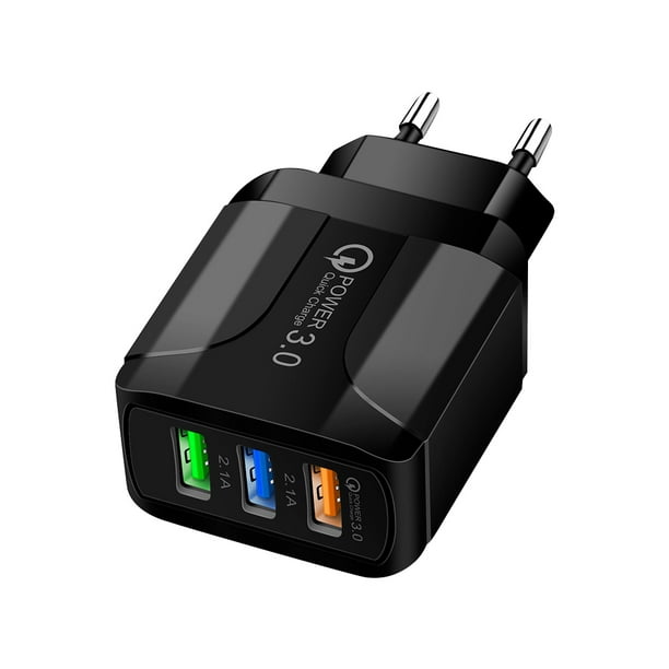 Acheter 4 Ports 5V 3A Charge rapide voyage Charge prise ue