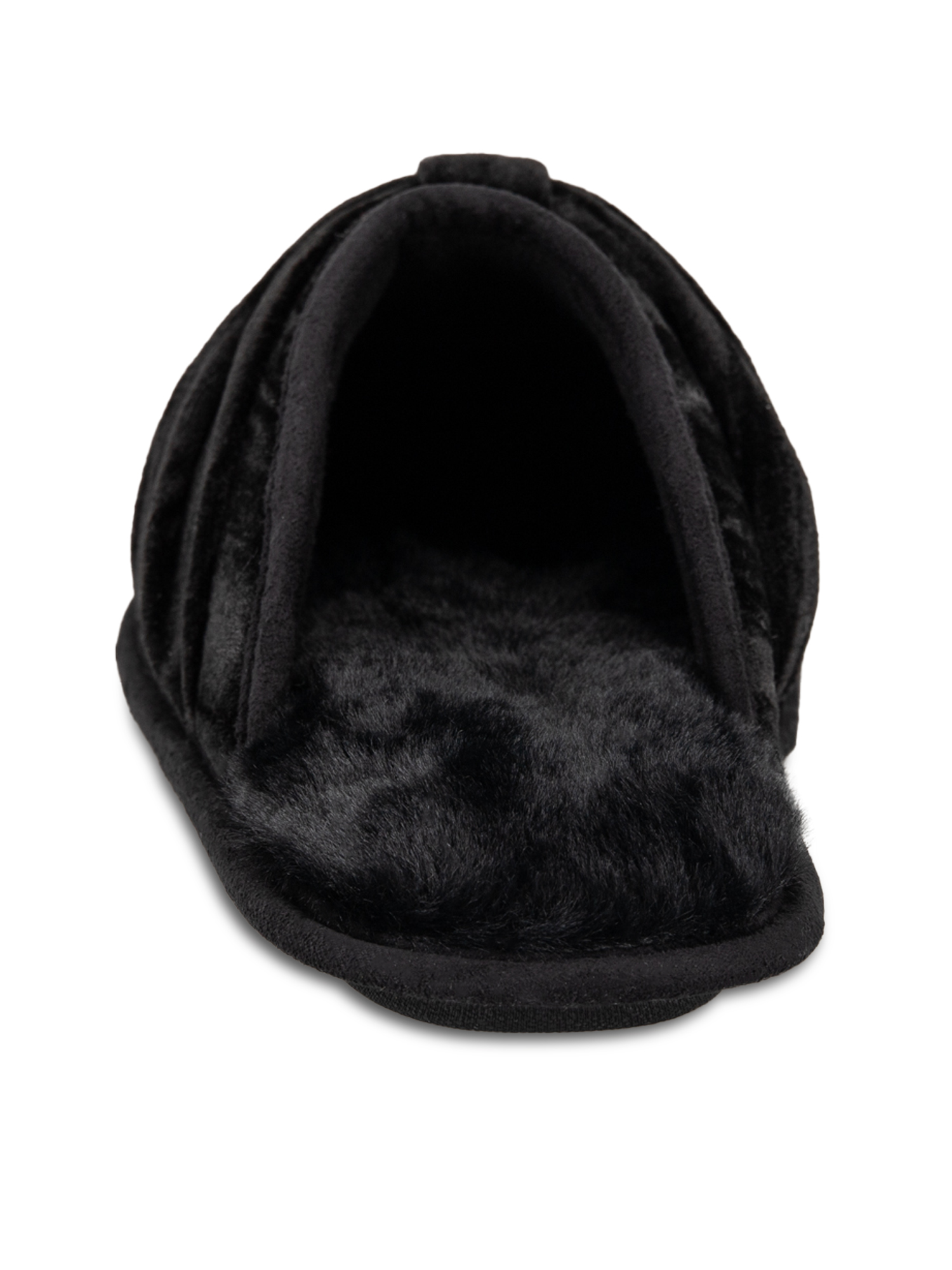 Jessica Simpson Velour Twisted Knot Slide-On Scuff Slipper