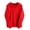 Red, variant on Jalioing Women's Sweatshirts Solid Color Lightweight Basic Hoodies Long Sleeve Drawstring Casual Pullover Tops