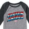 thumbnail image 3 of Marvel Captain America - Logo Type - Toddler and Youth Raglan, 3 of 5