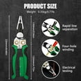 thumbnail image 2 of 2026 New 8 in 1 Wire Stripper with Voltage Tester, Upgrade Heavy Duty Wire Stripper Pliers, Multi-function Electric Wire Stripping Tool Electrical Pliers for Cutting and Splitting (A：1 pc), 2 of 6