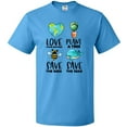 thumbnail image 3 of Inktastic Earth Day Plant a Tree Save the Bees Save the Seas Love Your Mother Earth T-Shirt, 3 of 5