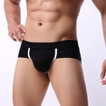 thumbnail image 2 of Leesechin Womens Underwear Mens Sexy Cotton Boxer Briefs Shorts Soft Underwear Bulge Pouch Underpants L Deals of Today, 2 of 6