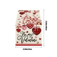 thumbnail image 3 of Valentine's Day Table Runner Super Soft Romantic Heart Table Runners 13x72 Inch - For Wedding Kitchen Party Holiday Picnic Home Decor, 3 of 7