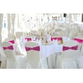thumbnail image 5 of 10 PCS Sequins Chair Sashes with Silver Buckle, Chair Bands One-Sided Sequins Decor for Hotel Wedding Party Event (Rose Red), 5 of 6