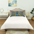 thumbnail image 6 of GZHJMY Satin Pillowcase for Hair and Skin Breathable Slip-Cool, Wrinkle-Resistant Soft and Smooth 20x26In Single Side Envelope Opening Without Zipper Peacock Colorful, 6 of 7