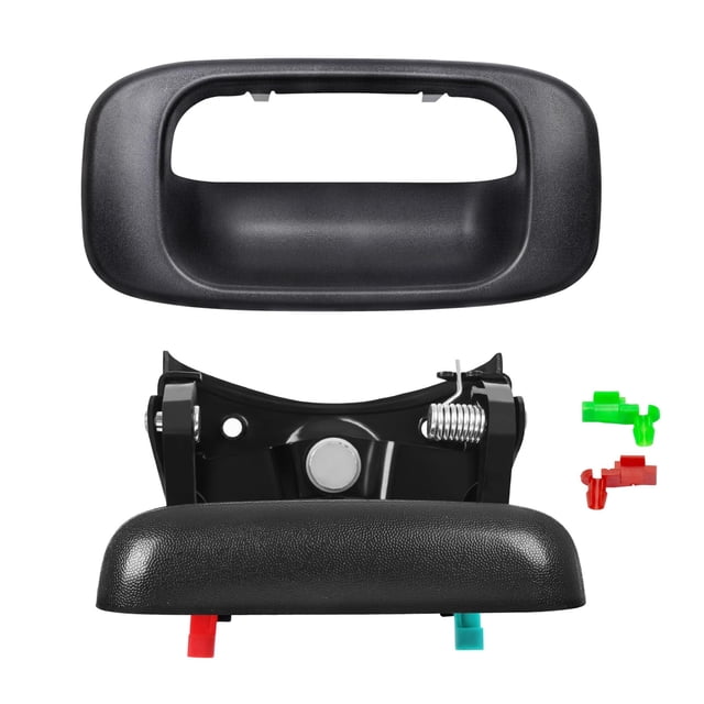 Dunhil - Manija Y Bisel Para Portón Trasero Para Chevy Silverado Gmc Sierra 1500 1500Hd 2500Hd 2500 3500 1999-2007 15997911 15228539 15228541 15228540 Con Clips De Varilla