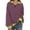 Purple, variant on biudgviw Sweatshirts for Women Comfy Striped Print Half Zipped Fall Shirts Soft Long Sleeve Collared Pullover Tops