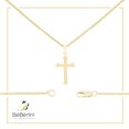 thumbnail image 7 of BEBERLINI Women Cross CZ Pendant Necklace Set 14K Gold Filled Box Chain Jewelry 20", 7 of 7