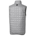 thumbnail image 3 of Men's Cutter & Buck Gray Syracuse Orange Rainier PrimaLoft Big & Tall Eco Insulated Full-Zip Puffer Vest, 3 of 3