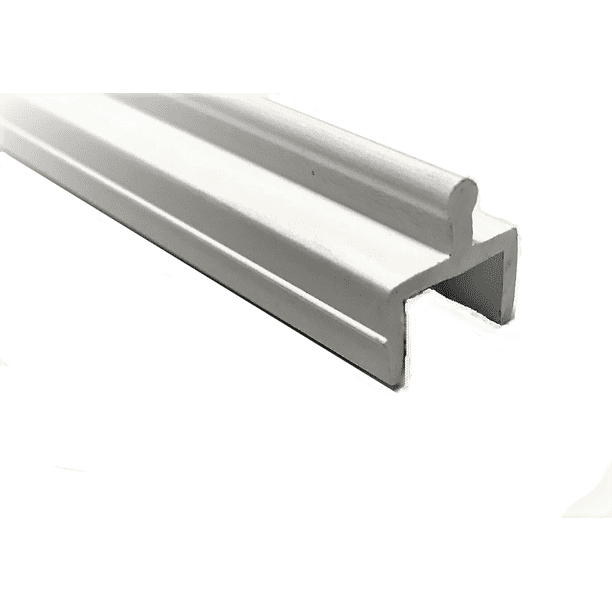 Sliding Screen Track 96" White Vinyl