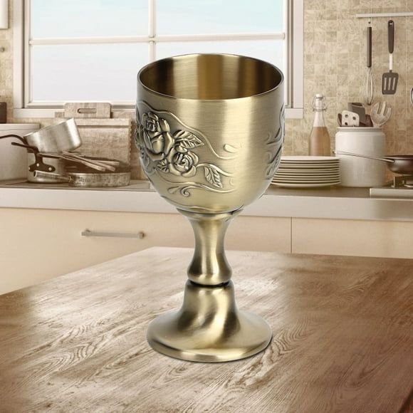 Sonew Goblet,European Vintage Wine Cup Metal Red Wine Goblet Art Craft Decoration Home Ornaments , Red Wine Goblet