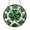 Acrylic 3.5 Inch, variant on Green Clover Leaf Stained Glass Suncatcher Window Hanging Decor, Botanical Window Ornament With Clover Design